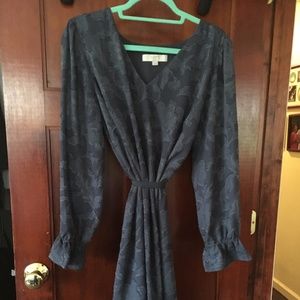 LOFT Dresses - LOFT PLUS FLORAL JACQUARD TIE WAIST FLOUNCE DRESS LOFT Dresses - LOFT PLUS FLORAL JACQUARD TIE WAIST FLOUNCE DRESS